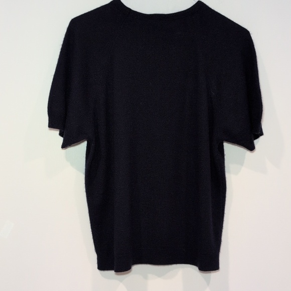 Chic Black Knit Top by Designers Originals, Medium - Picture 5 of 6